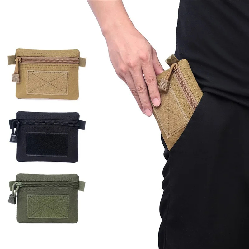 Edc Carry Card - Водонепроницаемый походный EDC-кошелек Molle с застежкой-молнией,