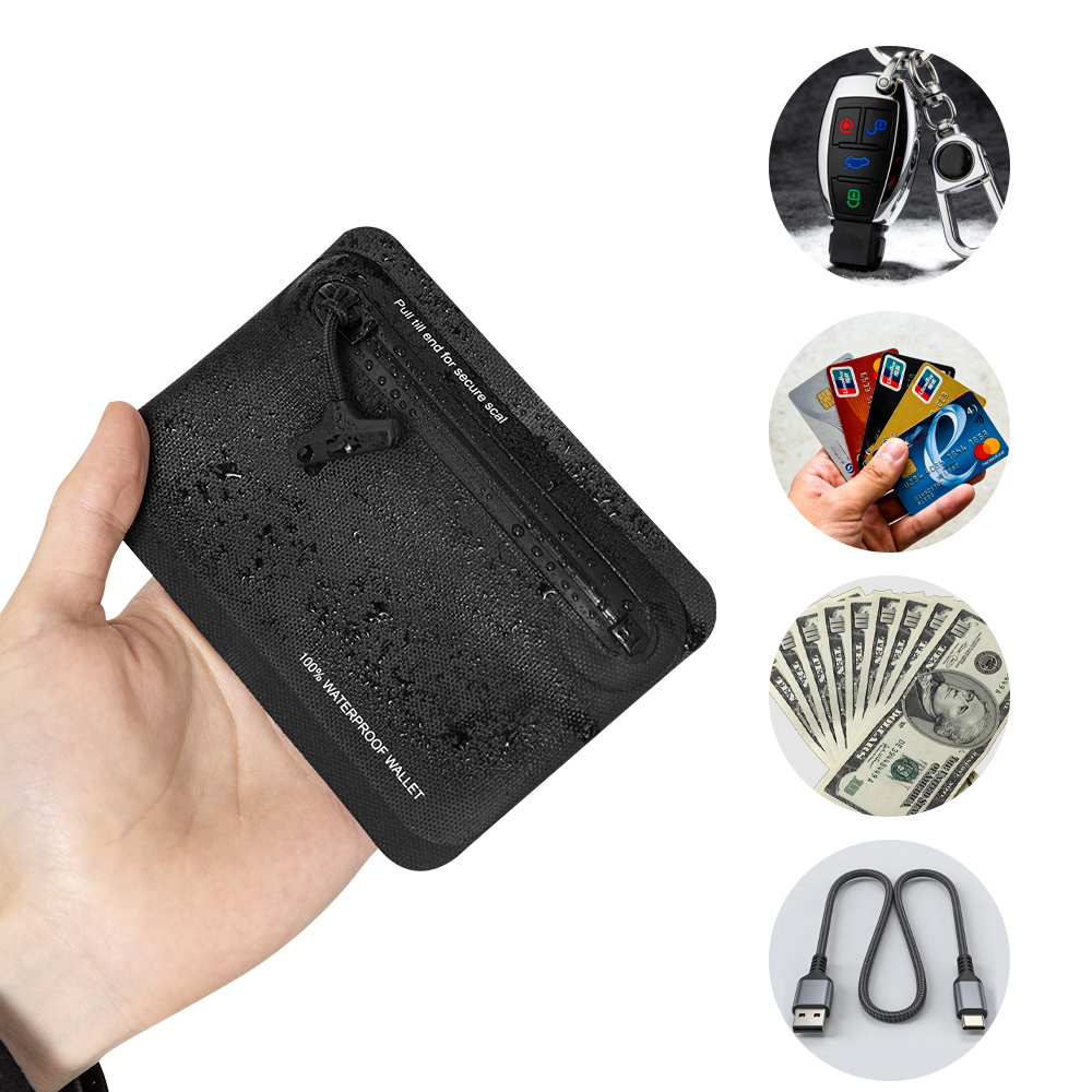 Edc Carry Card - Водонепроницаемая сумка-кошелек на молнии, легкий уличный