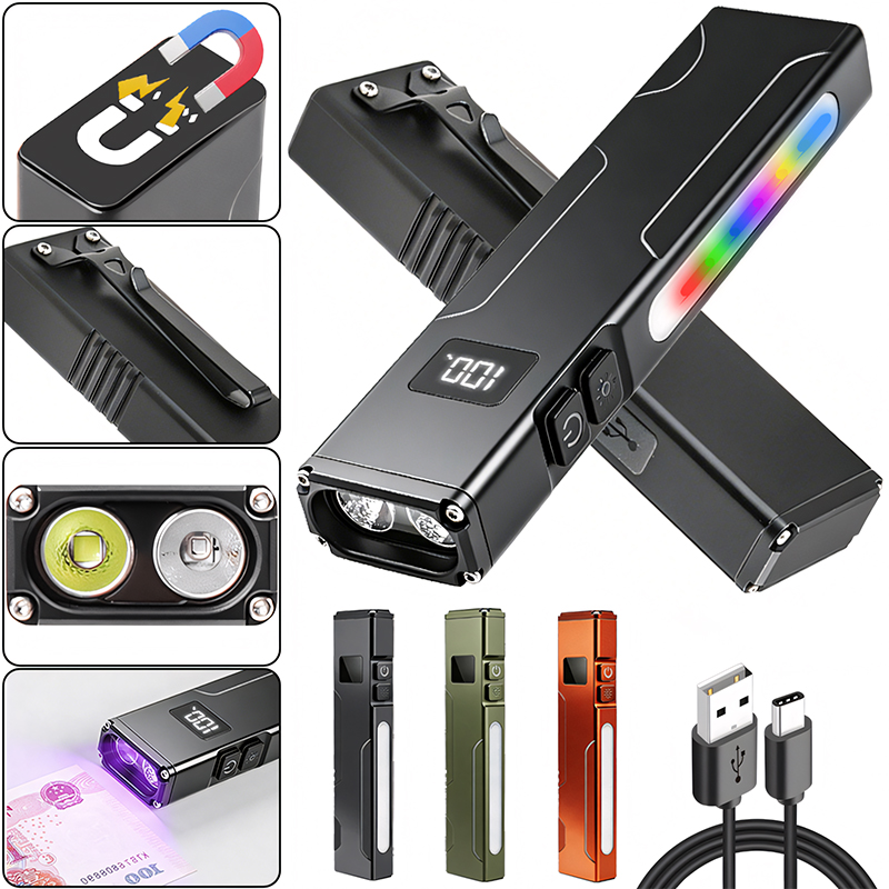 Edc Carry Pen - Многофункциональный рабочий фонарь EDC с магнитом,
