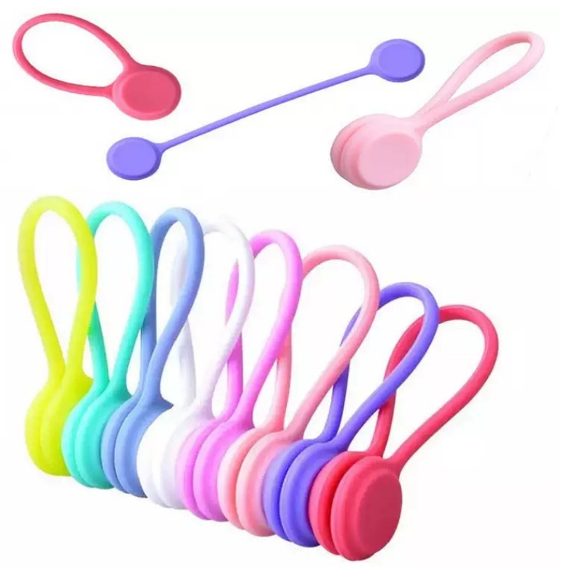 Gear Tie Reusable - Силиконовые магнитные стяжки для кабелей, многоразовые