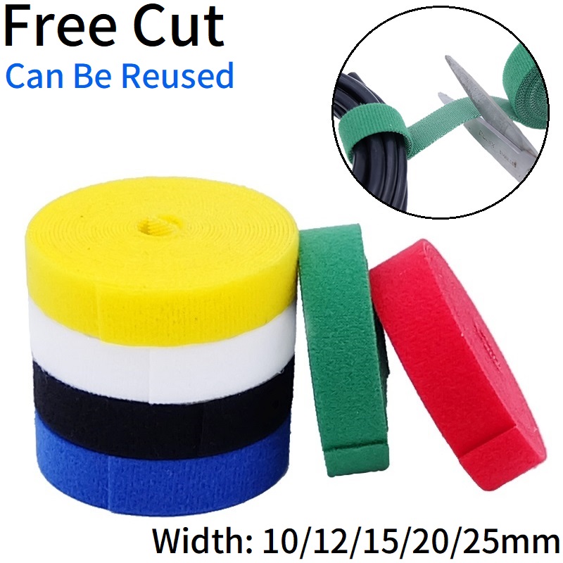 Gear Tie Reusable - Кабельные стяжки 2/10 м, многоразовая петля,