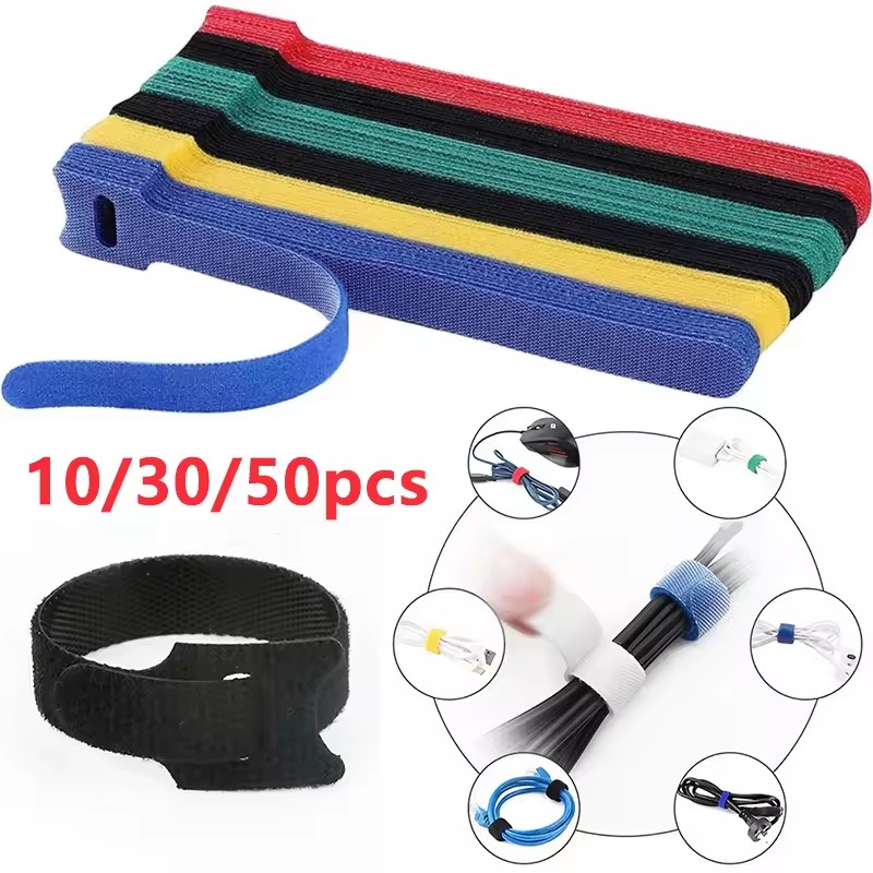 Gear Tie Reusable - 10/30/50 шт. многофункциональные кабельные стяжки-липучки, многоразовые