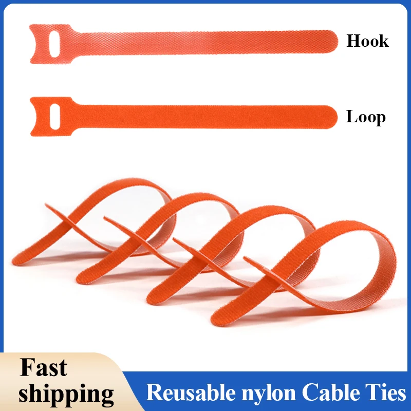 Gear Tie Reusable - Оранжевая Т-образная многоразовая крепежная кабельная стяжка