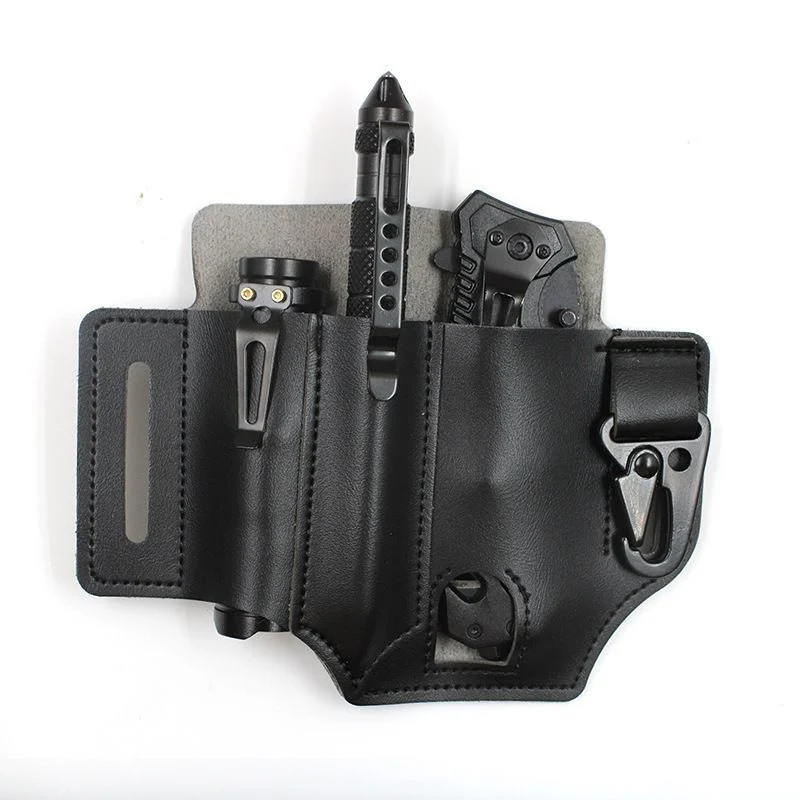 Поясная вешалка из воловьей ко – обзор и цена Leather Edc. Carry Pouch