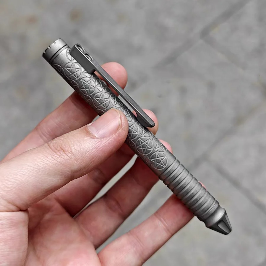 Титановая ручка из сплава TC4  – обзор и цена Edc Carry Pen