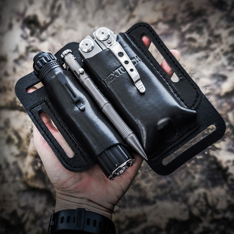 1 шт. Кожаный EDC-чехол для фо – обзор и цена Leather Edc. Carry Pouch