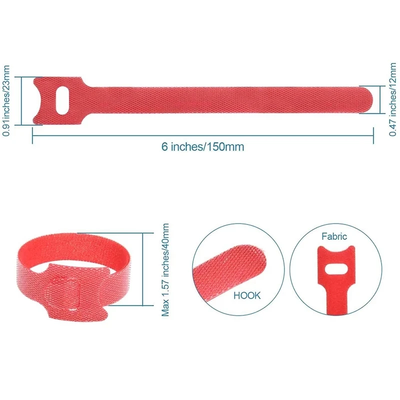 10-50 шт. Многофункциональные  – обзор и цена Gear Tie Reusable
