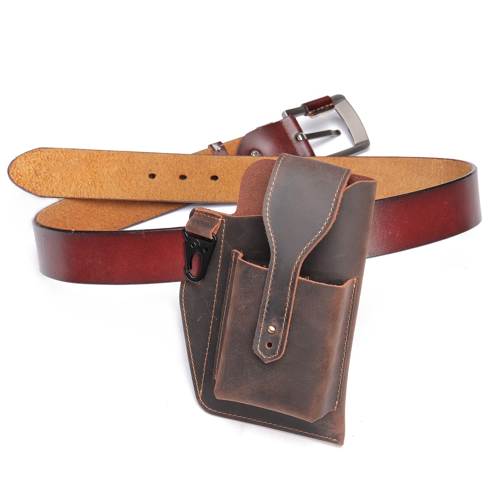 Кожаная кобура для телефона Cr – обзор и цена Leather Edc. Carry Pouch