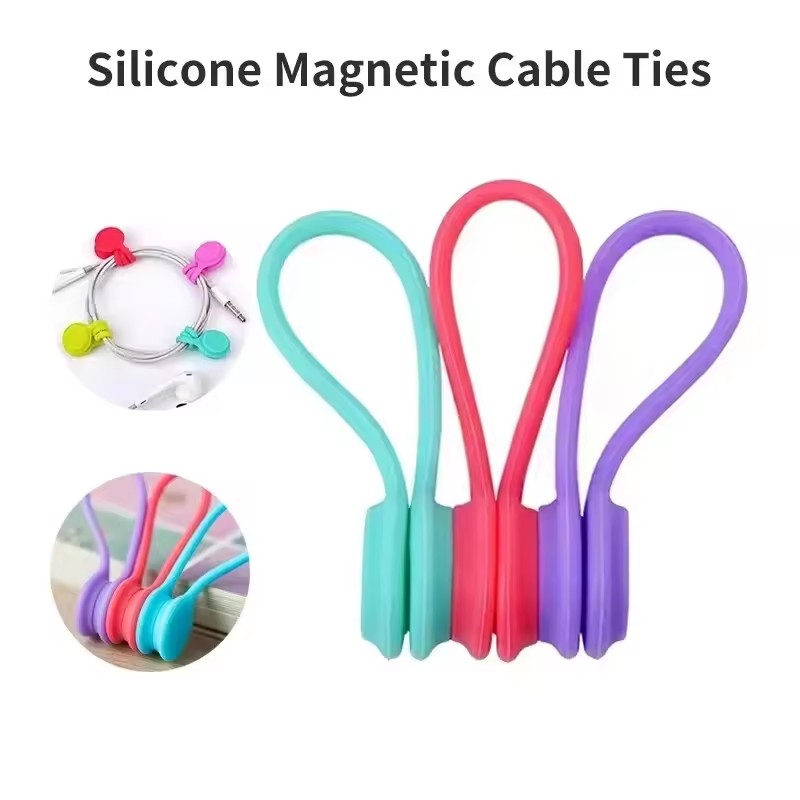 Силиконовые магнитные стяжки д – обзор и цена Gear Tie Reusable