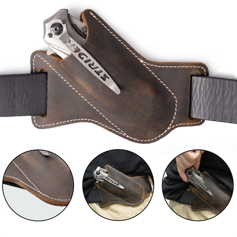 Тактическая поясная сумка EDC  – обзор и цена Leather Edc. Carry Pouch